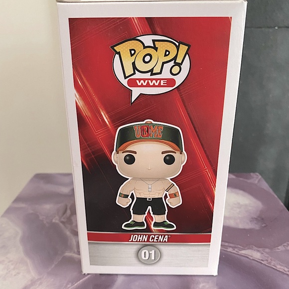 NIB WWE Wrestling John Cena #01 Funko Pop Figurine - Picture 4 of 5